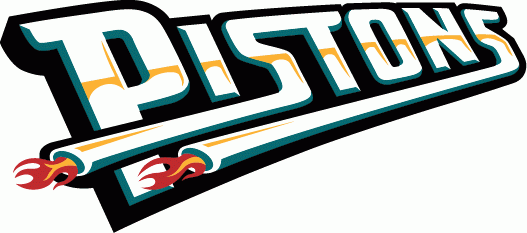 Detroit Pistons 1996-2001 Wordmark Logo iron on transfers for T-shirts